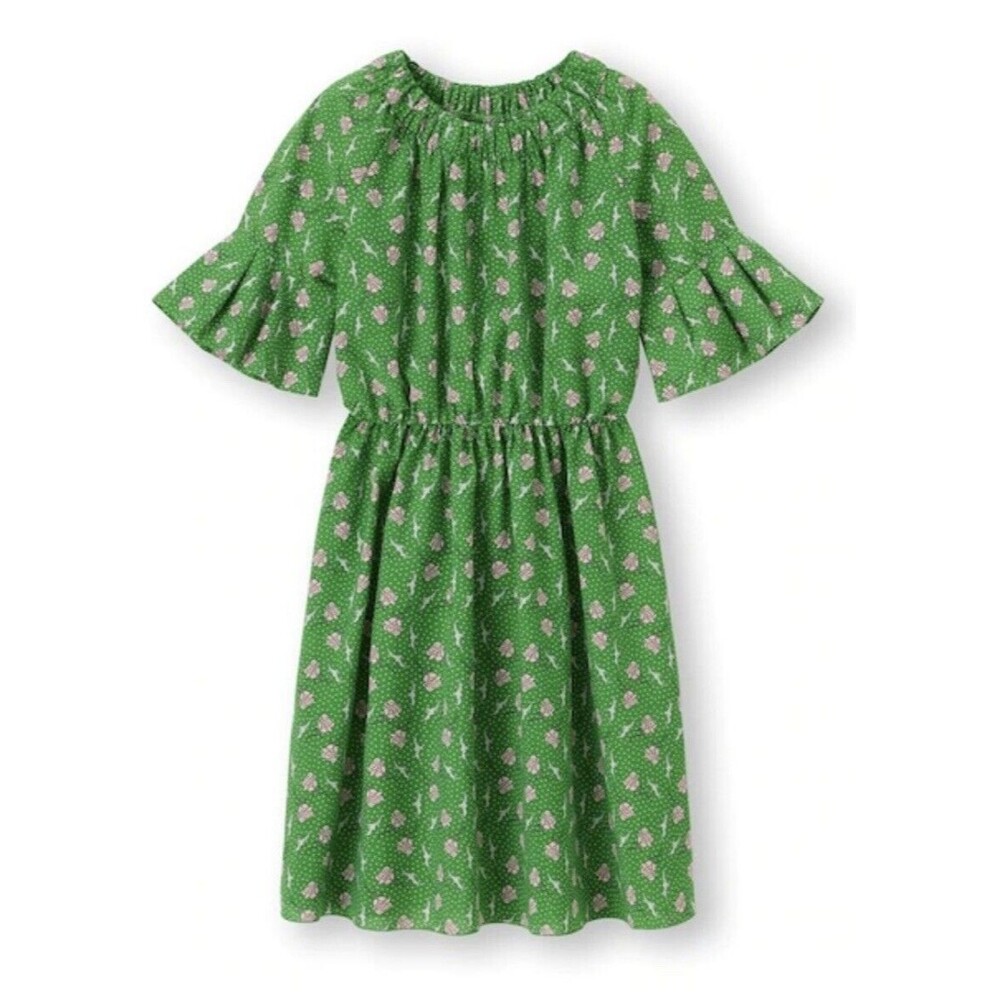 Uniglo GU x UNDERCOVER Dress (5-quarter sleeve) (Rose)‎  M Green INSTAGRAM FAV